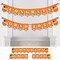 Big Dot of Happiness Orange Graduation Bunting Banner - Party Decorations - Congrats Grad 2026